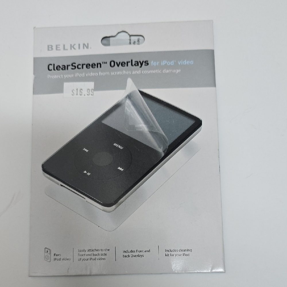 Belkin ClearScreen Overlays for iPod Video